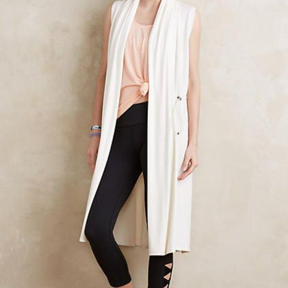 Anthropologie Cream Saturday Sunday Avasa Duster Maxi Cardigan (Size S)